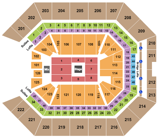 Golden 1 Center Matt Rife Seating Chart